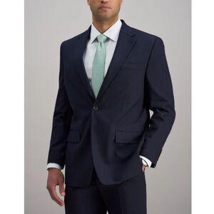 J.M. Haggar Men's Suit Jacket Size 44S Dark Navy Classic Fit Premium Stretch NWT